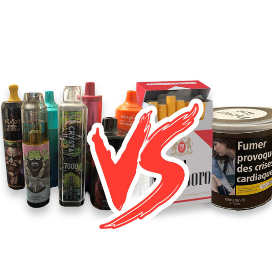 Cigarettes traditionnelles vs Cigarettes électroniques jetables Puff - Quelle alternative pour les fumeurs?