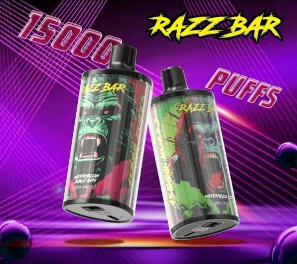 PUFF 15000 RAZZBAR - Fraise glacée -