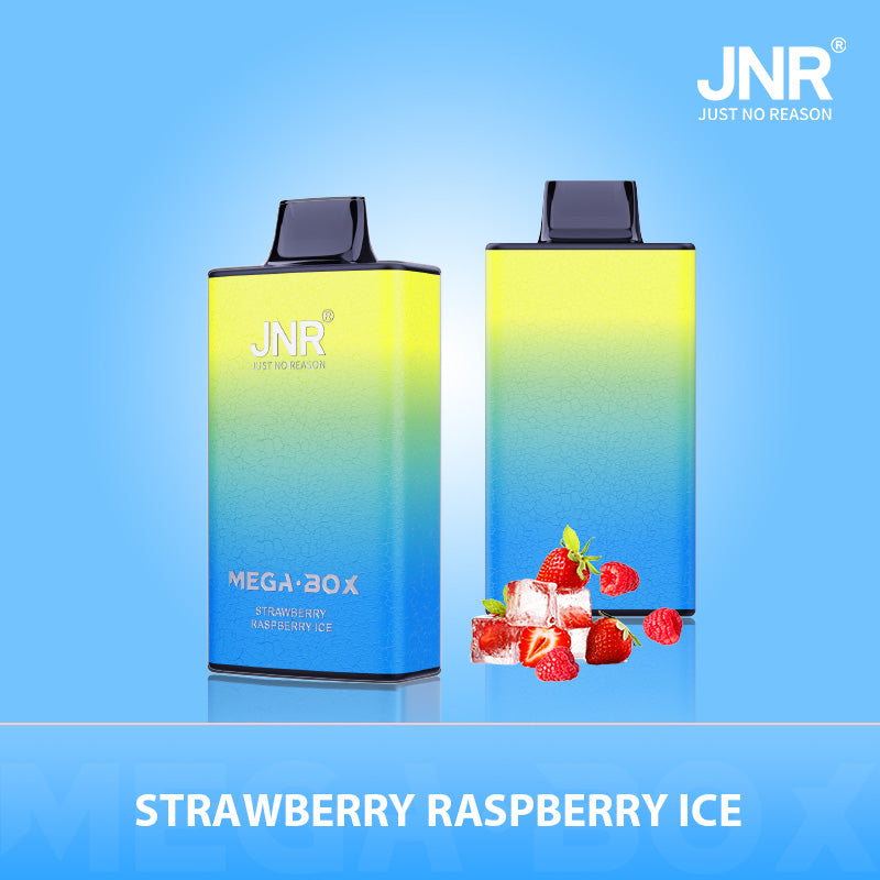 PUFF 25000 JNR MEGA BOX - Ghiaccio Fragola Lampone