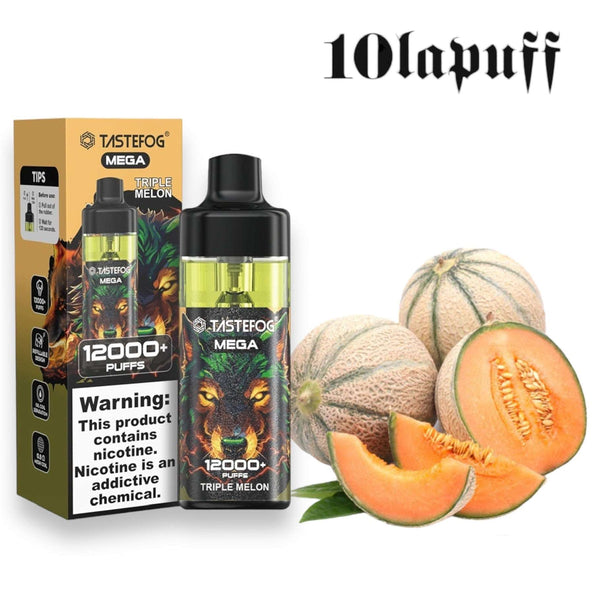 PUFF 12000 TASTEFOG - Triple Melon - 10lapuff
