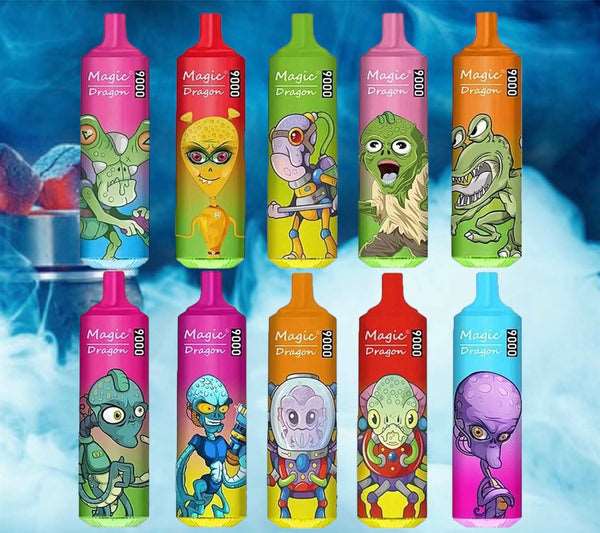 PUFF 9000 Magic Dragon - Sour Apple