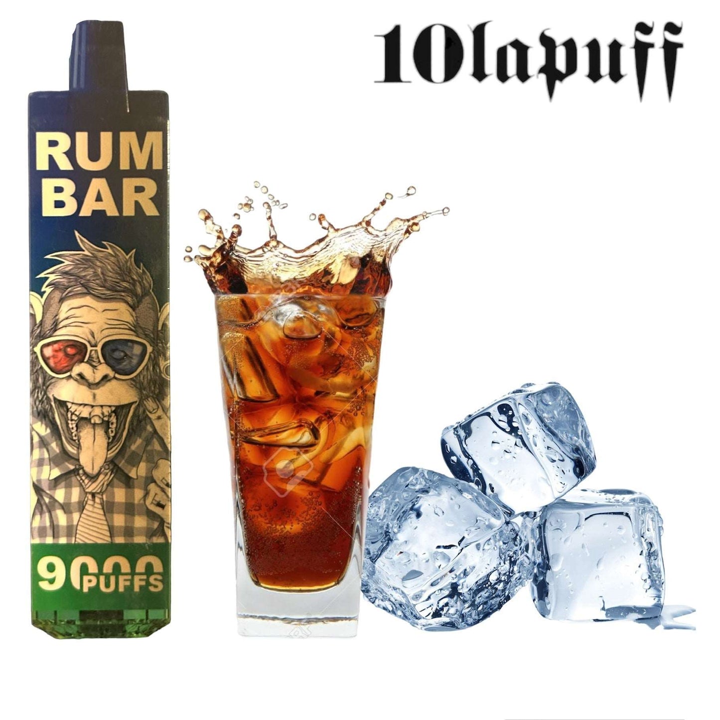PUFF 9000 RUM BAR - 10 parfums -