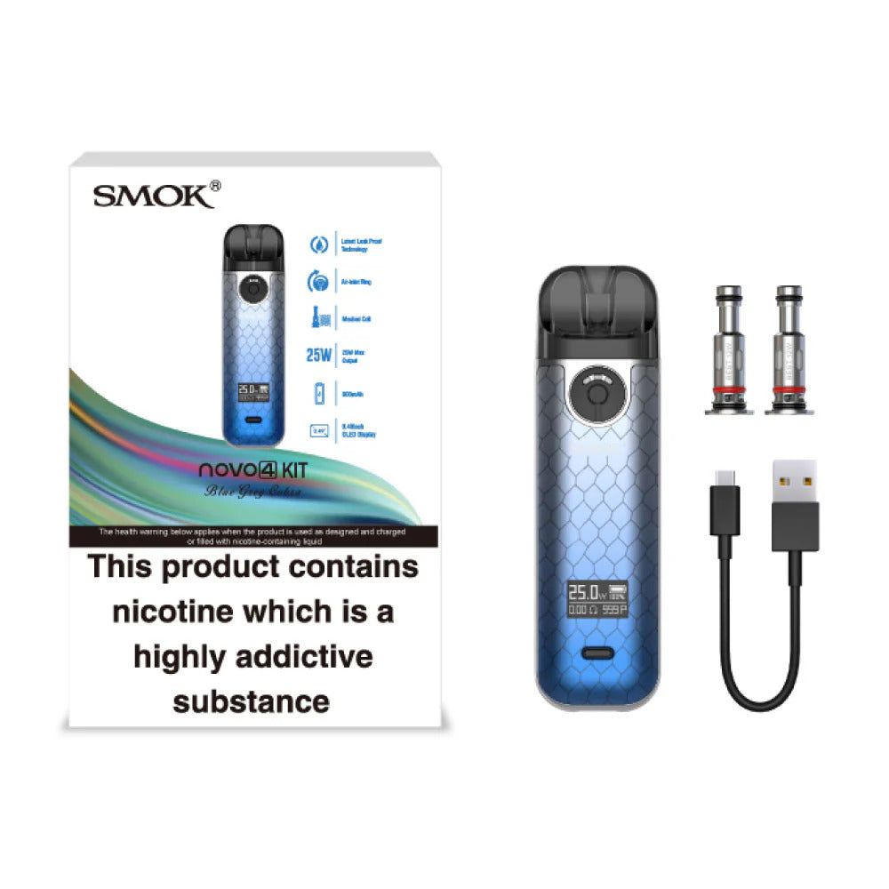 Kit Pod Novo 4| 25W | 800 mAh | SmokTech - 10lapuff
