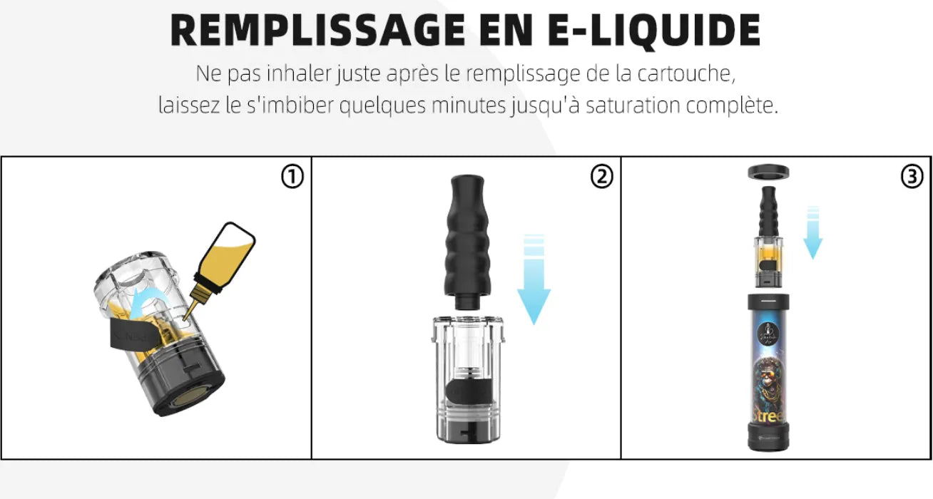 CARTOUCHE HOOKAH AIR RÉSISTANCE INTÉGRÉE 0.4 OHM 6ML (2PCS) - FUMYTECH