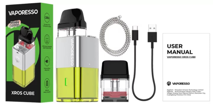 Vaporesso XROS Cube - Silver: Compact, Powerful and Elegant
