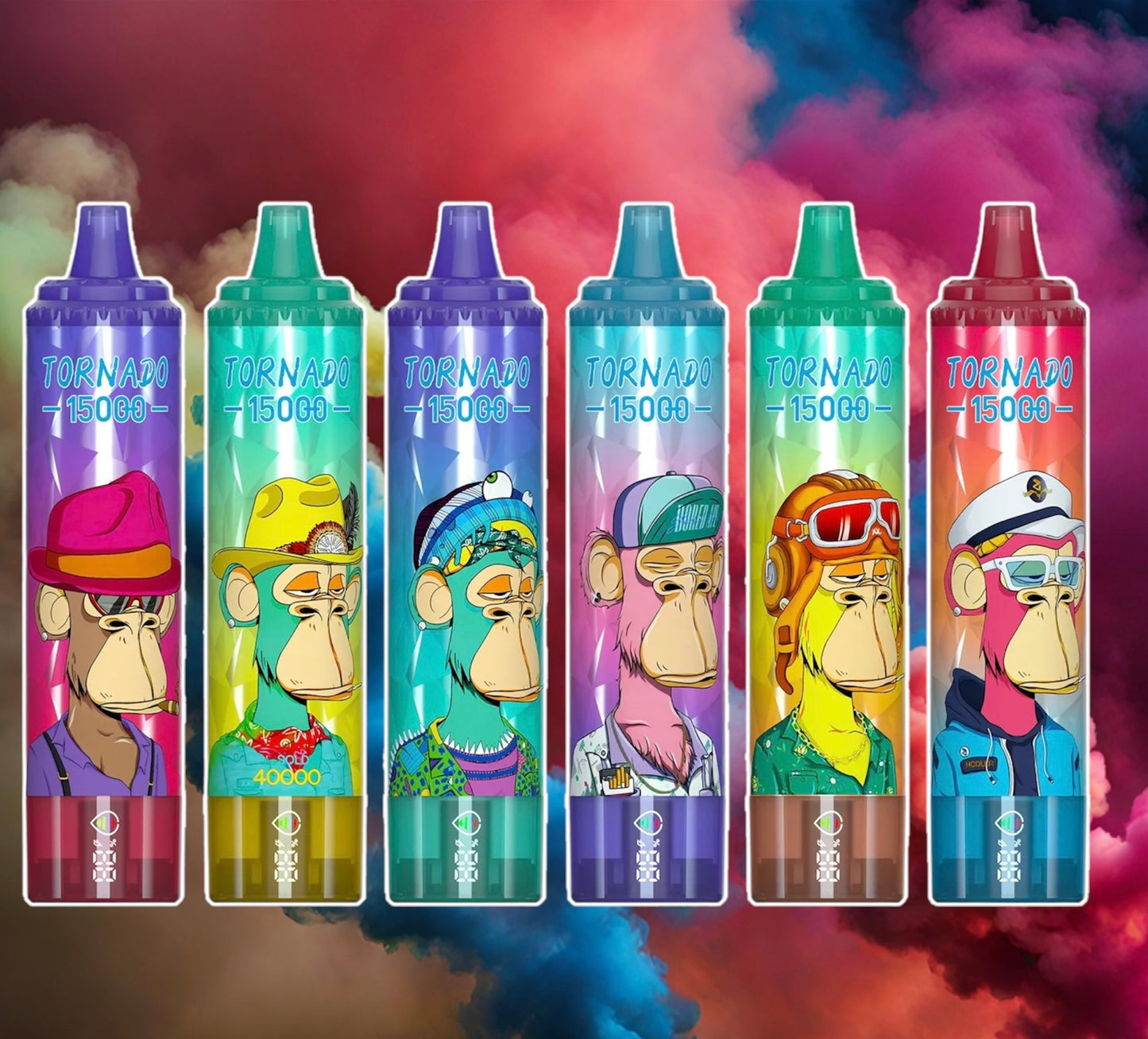 PUFF 15000 TORNADO RandM - Bluesour Raspberry - 10lapuff