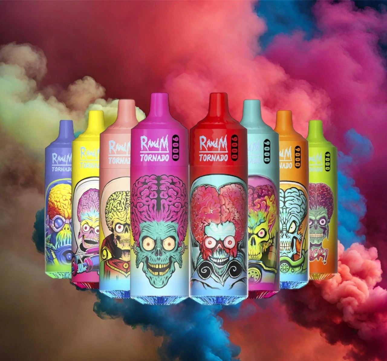 PUFF 9000 TORNADO RandM - Fraise Framboise Cerise glacée - 10lapuff