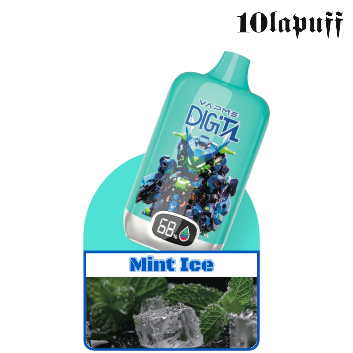 PUFF 12000 VAPME DIGITAL - Icy Mint