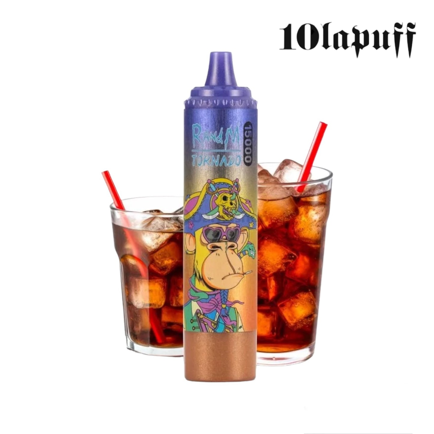 PUFF 15000 TORNADO RandM - 16 parfums - 10lapuff