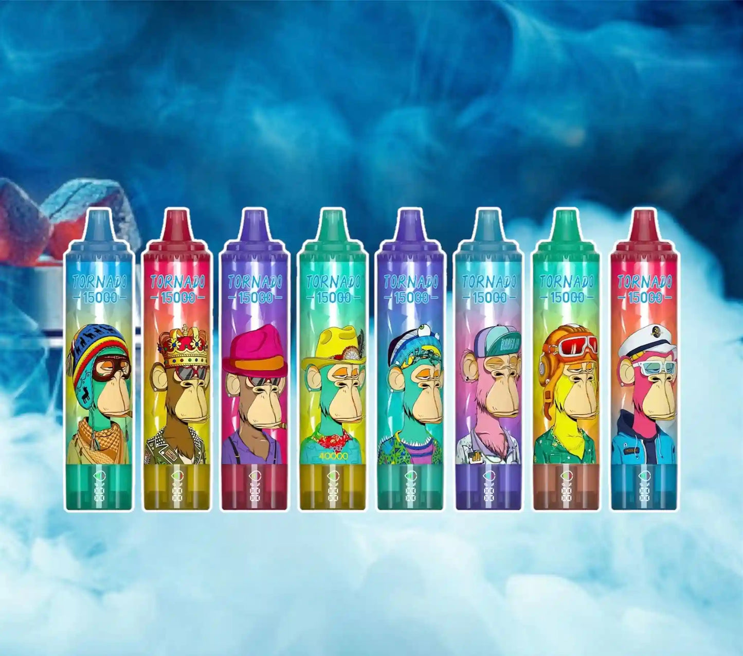 PUFF 15000 TORNADO RandM - 16 parfums
