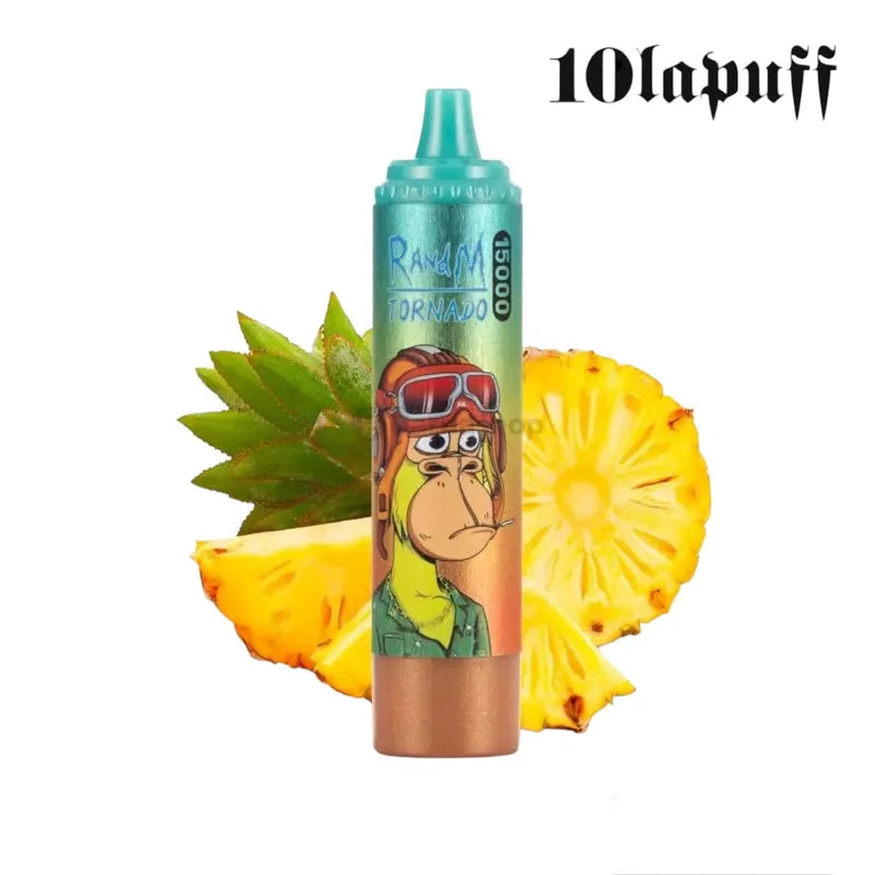 PUFF 15000 TORNADO RandM - Ananas Glace - prix 18,90 au lieu de 24,99 10lapuff PUFF 15000 TORNADO RandM - Ananas Glace - prix 18,90 au lieu de 24,99 10lapuff