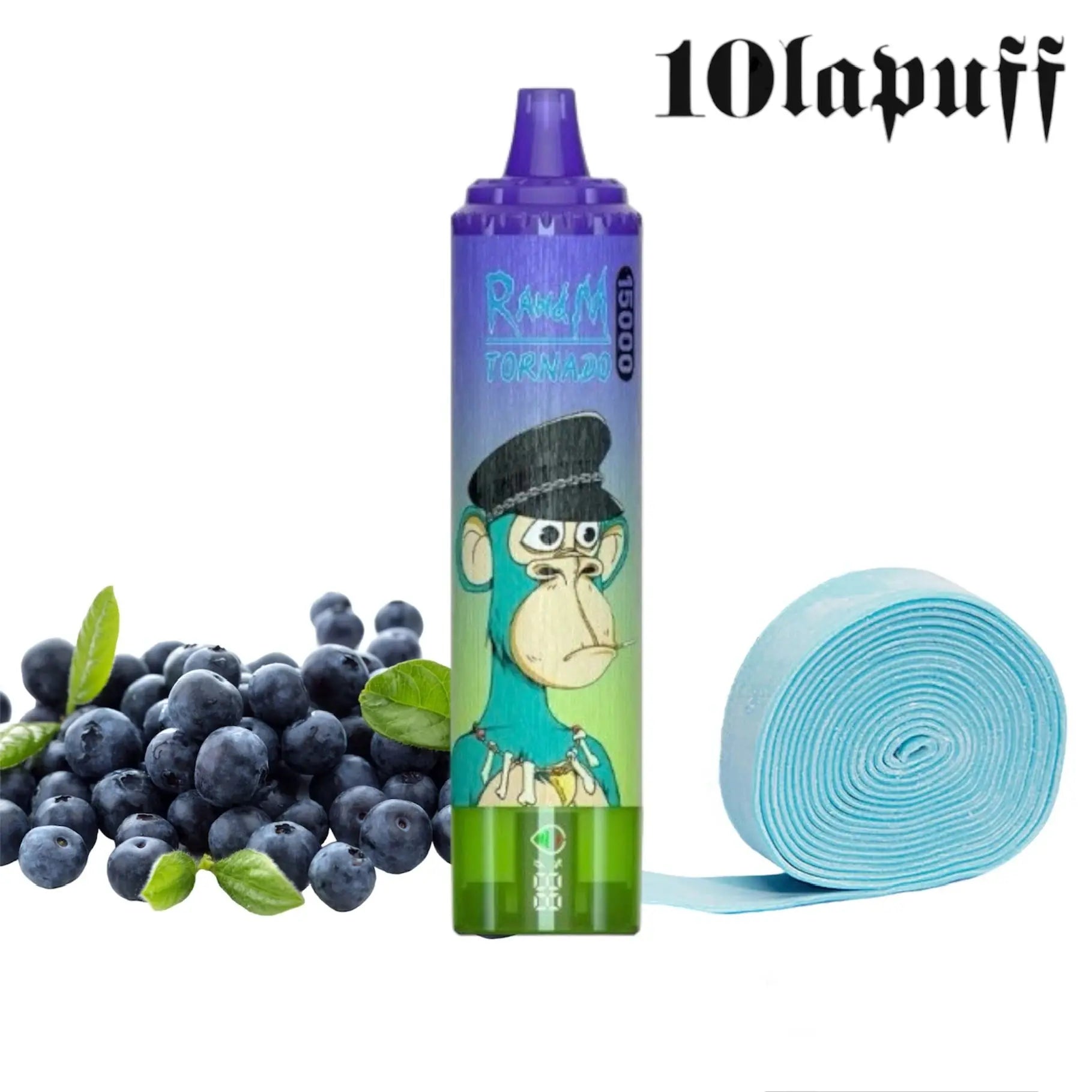 PUFF 15000 TORNADO RandM - Blaubeer-Kaugummi - Preis 18,90 statt 24,99 10lapuff PUFF 15000 TORNADO RandM - Blaubeer-Kaugummi - Preis 18,90 statt 24,99 10lapuff