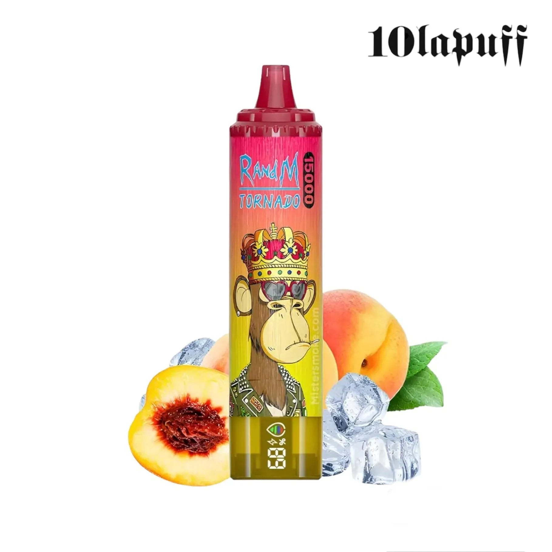 PUFF 15000 TORNADO RandM - Iced Peach - price 18.90 instead of 24.99 10lapuff PUFF 15000 TORNADO RandM - Iced Peach - price 18.90 instead of 24.99 10lapuff