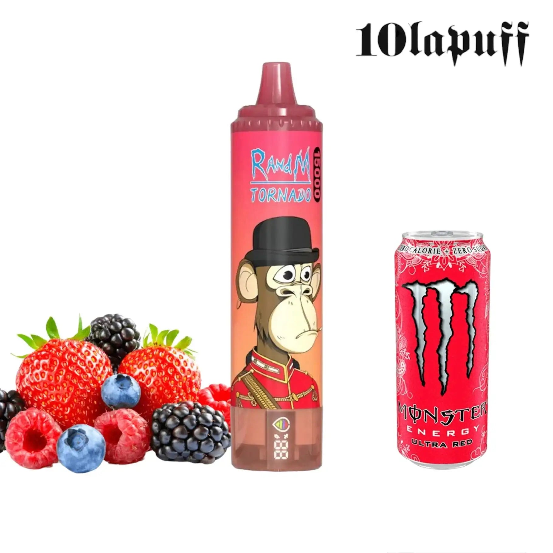 PUFF 15000 TORNADO RandM - Red Energy ice - prix 18,90 au lieu de 24,99 10lapuff PUFF 15000 TORNADO RandM - Red Energy ice - prix 18,90 au lieu de 24,99 10lapuff