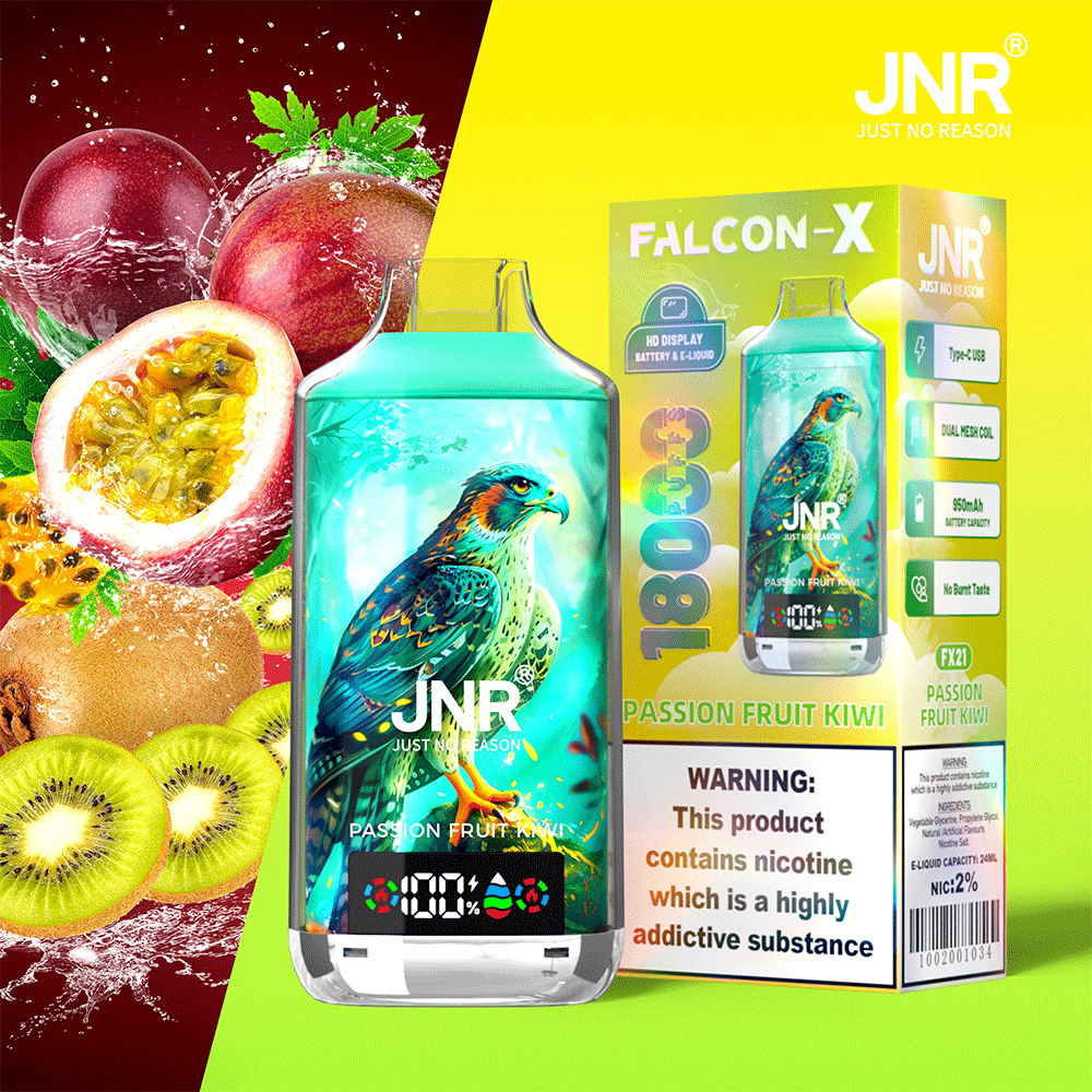 PUFF 18000 JNR FALCON X - Fruit Passion Kiwi