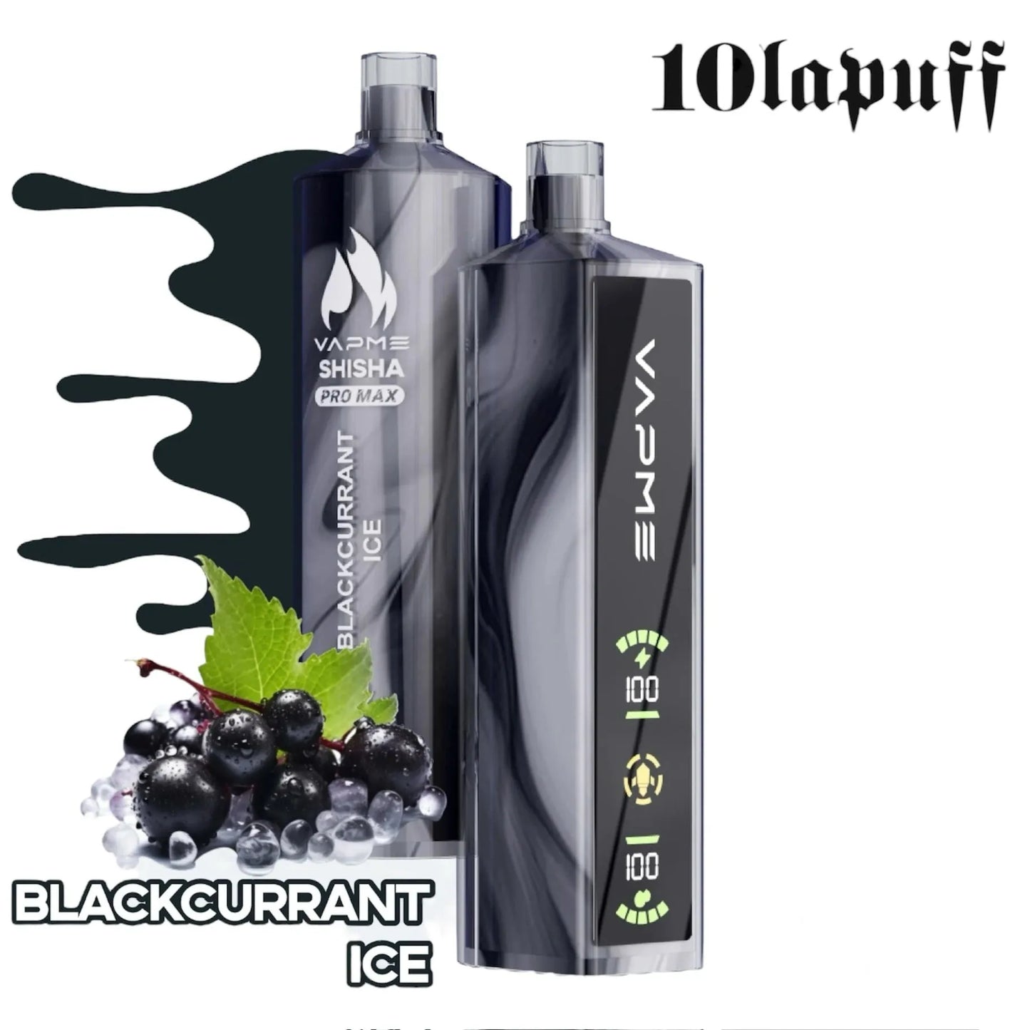 PUFF 20000 SHISHA PRO MAX VAPME - Cassis Glacé