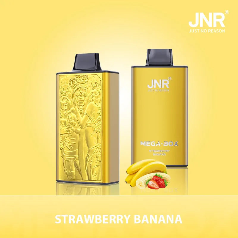 Puff 25000 JNR Mega Box - Saveur Strawberry Banana | 20mg Nicotine   10lapuff