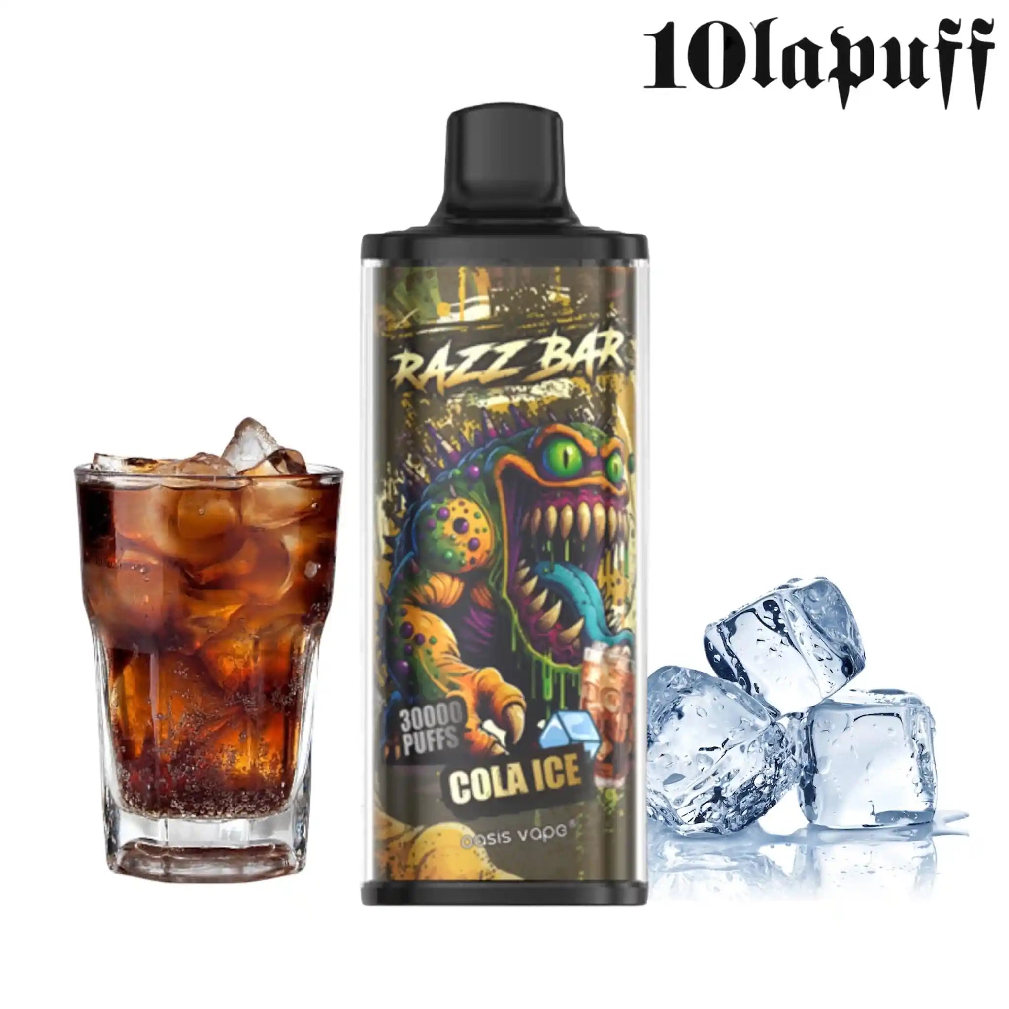 PUFF 30000 RAZZBAR - Cola Ice - 10lapuff PUFF 30000 RAZZBAR - Cola Ice - 10lapuff