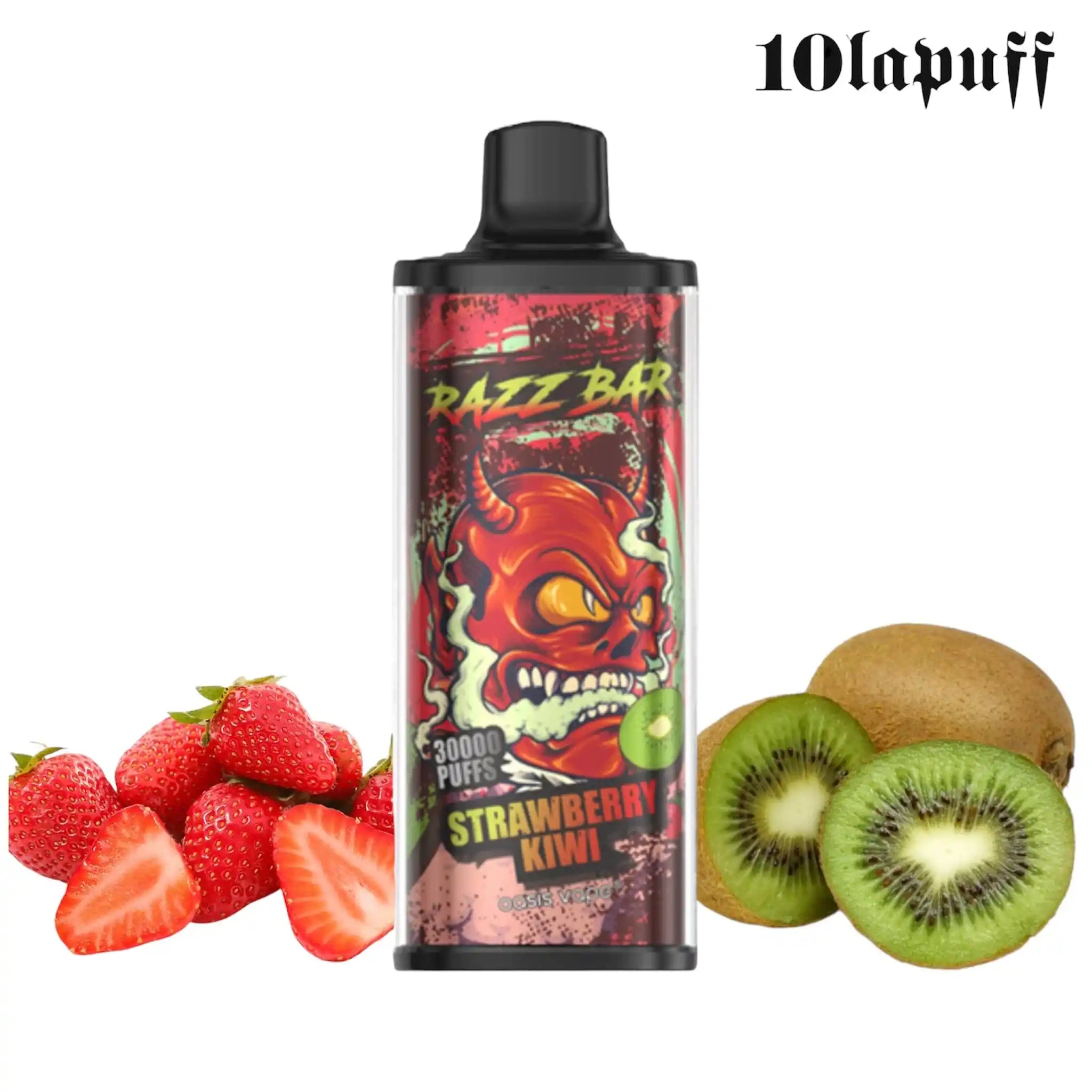 PUFF 30000 RAZZBAR - Fraise Kiwi - 10lapuff PUFF 30000 RAZZBAR - Fraise Kiwi - 10lapuff