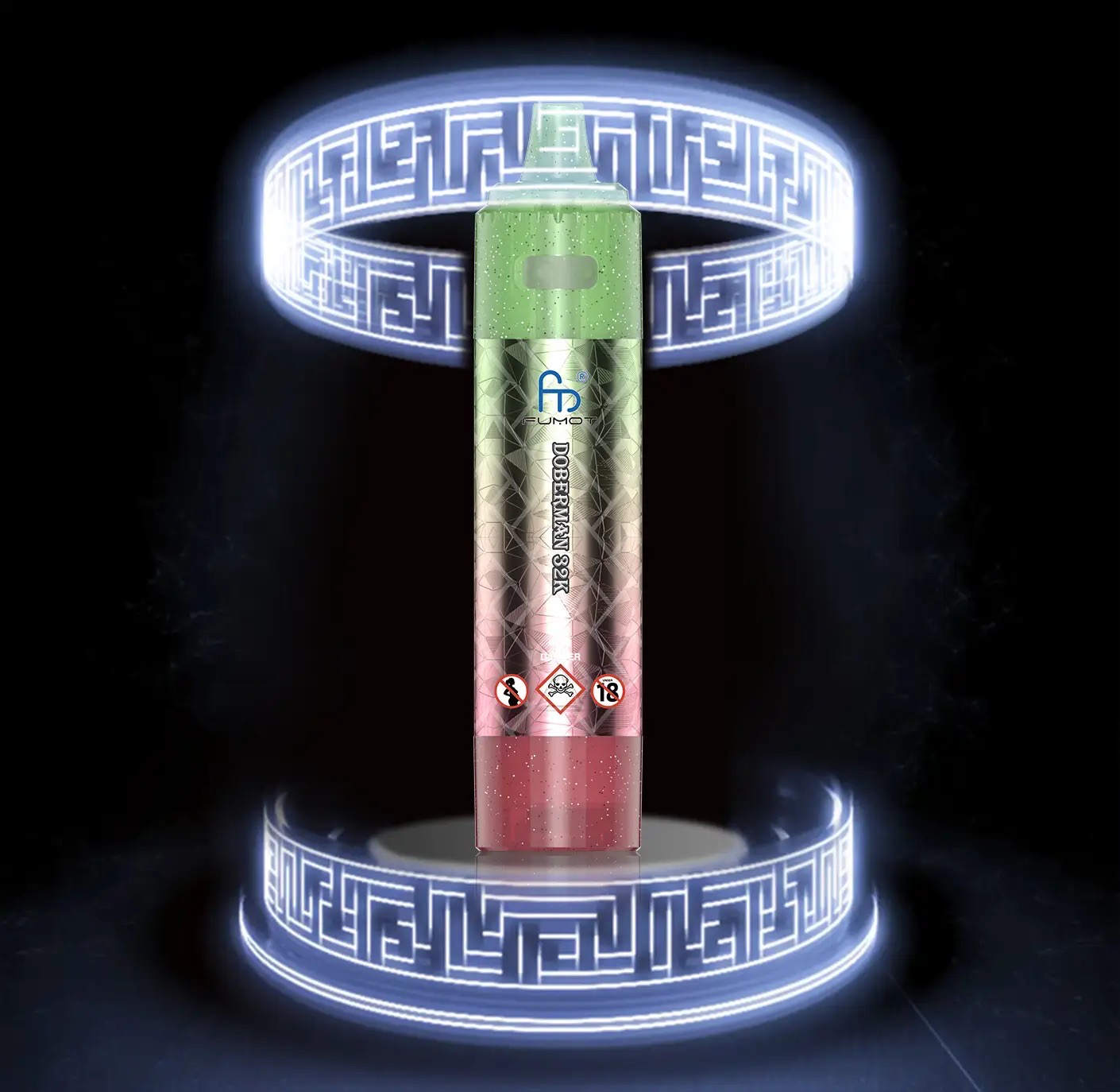 Puff 32000 Doberman Fumot Rechargeable - Strawberry Kiwi Ice