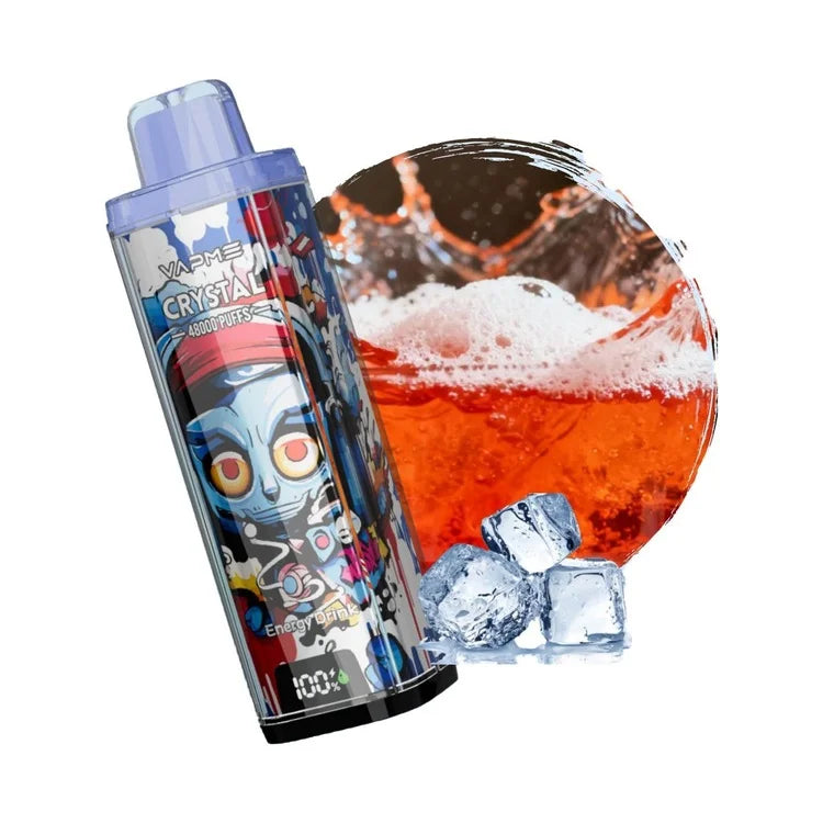 VAPME Crystal 48000 Boisson nergisante Bouffe Rechargeable MTL 10lapuff VAPME Crystal 48000 Boisson nergisante Bouffe Rechargeable MTL 10lapuff