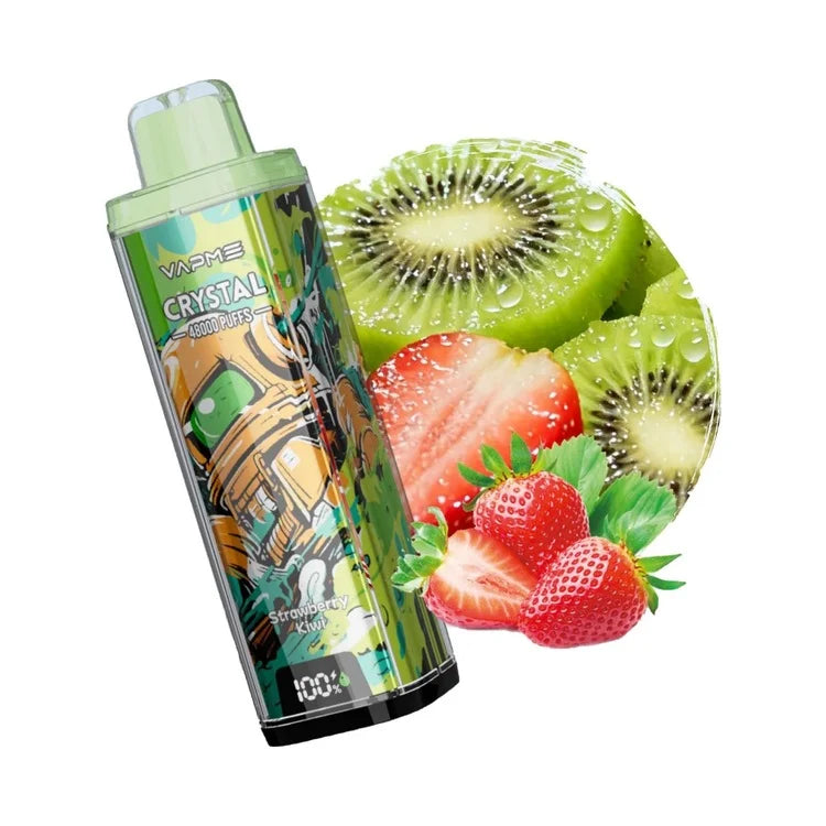 VAPME Crystal 48000 Fragola Kiwi Sigaretta Elettronica Ricaricabile 10lapuff VAPME Crystal 48000 Fragola Kiwi Sigaretta Elettronica Ricaricabile 10lapuff