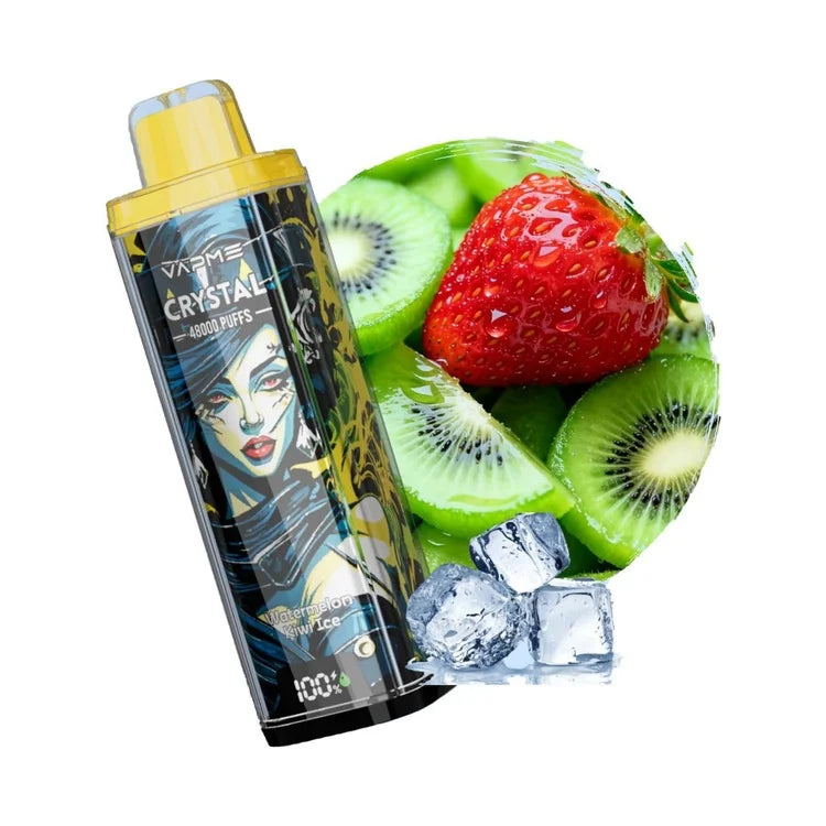 VAPME Crystal 48000 Anguria Kiwi Ghiaccio Sigaretta Elettronica MTL 48K 10lapuff VAPME Crystal 48000 Anguria Kiwi Ghiaccio Sigaretta Elettronica MTL 48K 10lapuff