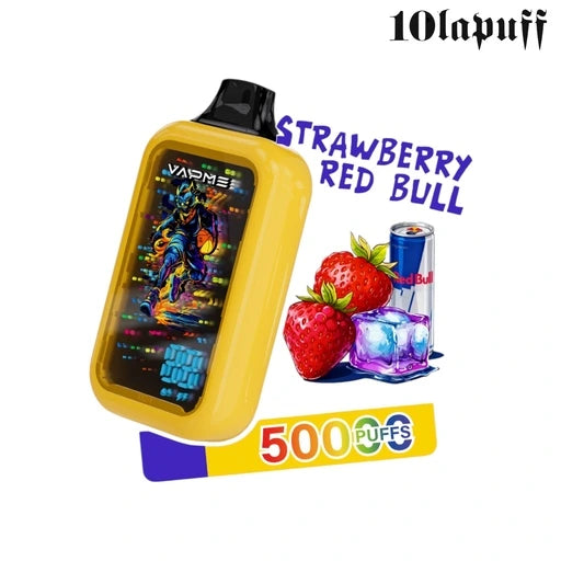 Vapme 50000 Strawberry Redbull – Energizing Strawberry – 10lapuff