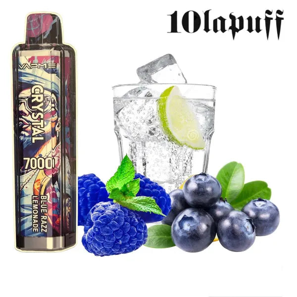 elfbar elfa kaufen PUFF 7000 VAPME crystal - Blue Razz Lemonade