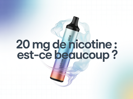 20 mg de nicotine : est-ce beaucoup ? Risques et conseils