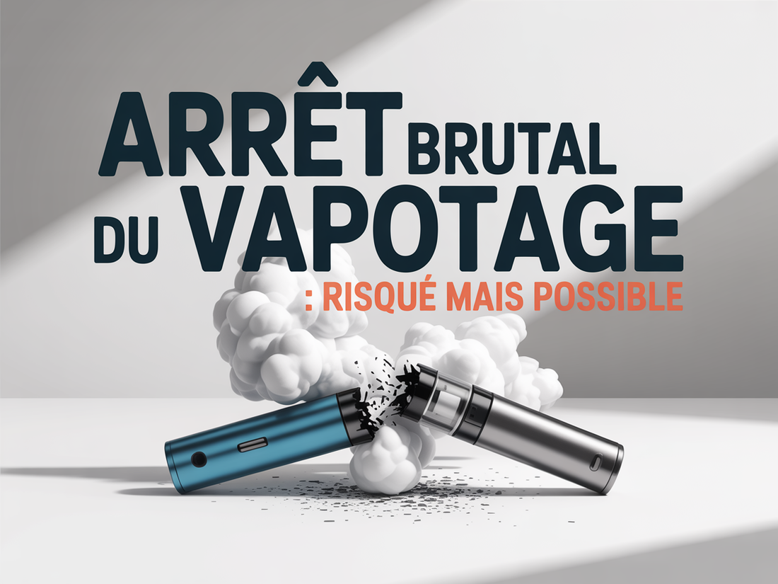 Arrêt brutal du vapotage : risqué mais possible