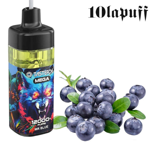 PUFF 12000 TASTEFOG - Mr Blue myrtille - 10lapuff