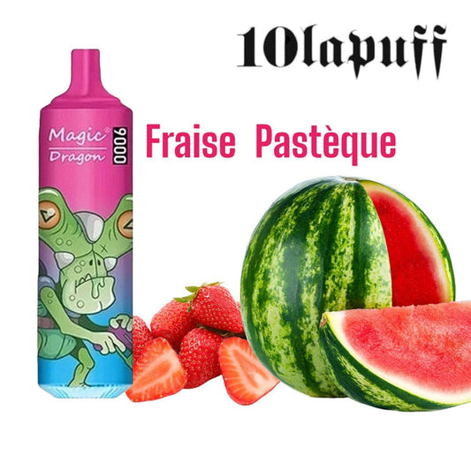 PUFF 9000 Magic Dragon - Fraise Pastèque - - 10lapuff