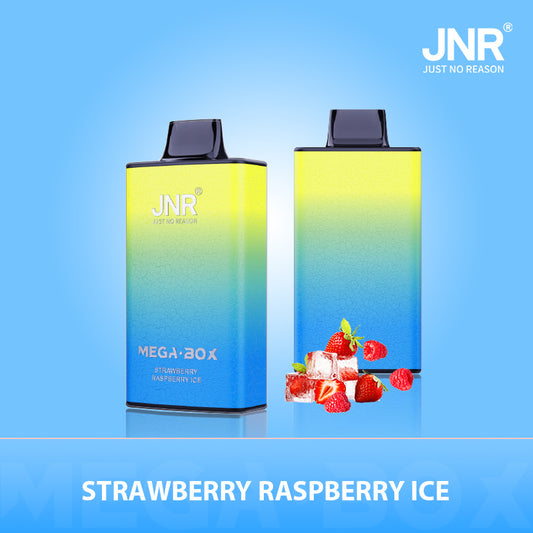 PUFF 25000 JNR MEGA BOX - Ghiaccio Fragola Lampone