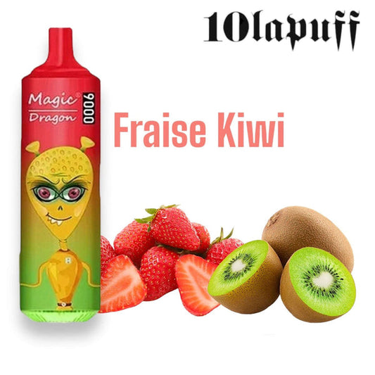 PUFF 9000 Magic Dragon - Fraise Kiwi - - 10lapuff