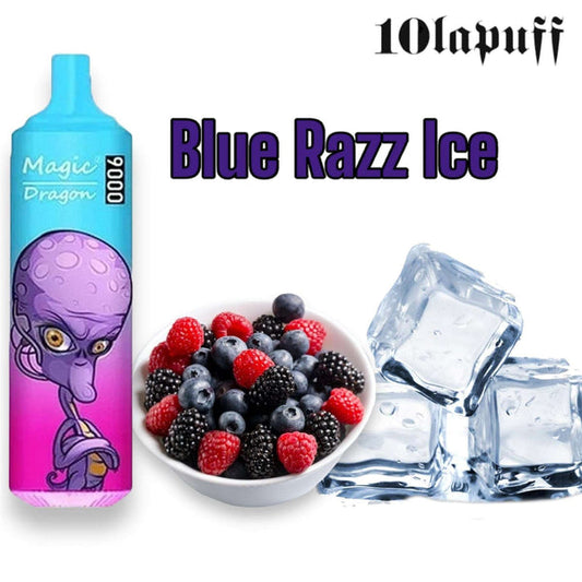 PUFF 9000 Magic Dragon - Blue Razz Ice - 10lapuff