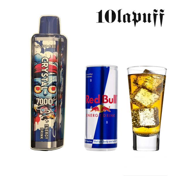 PUFF 7000 VAPME crystal - Redbull - 10lapuff