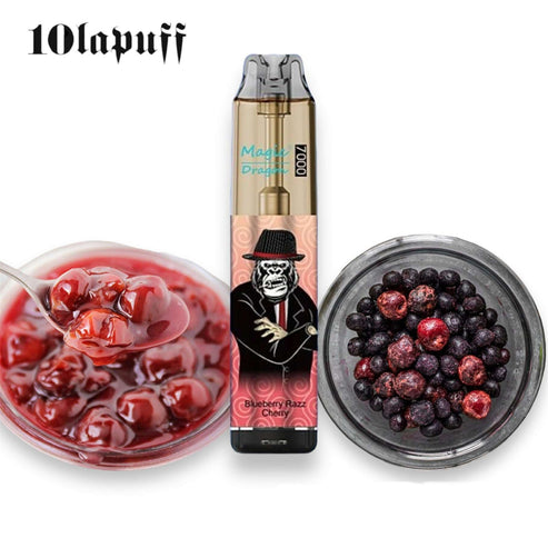 PUFF 7000 Magic Dragon - Blueberry razz Cherry - - 10lapuff
