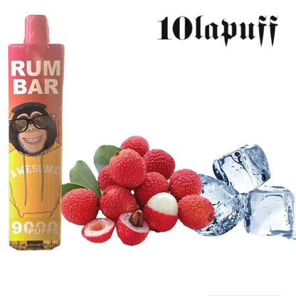 PUFF 9000 RUM BAR - 10 parfums -