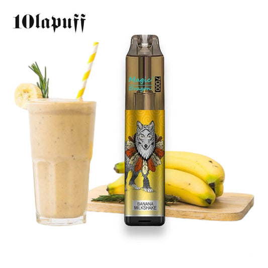 PUFF 7000 Magic Dragon - Banane Milkshake - - 10lapuff