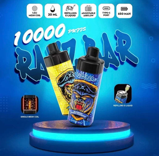 PUFF 10000 RAZZBAR - Gummies Bear -