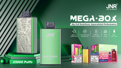 Colección Puff 25000 Mega Box JNR - 17 Sabores Excepcionales