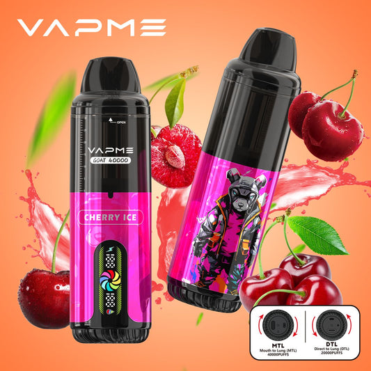 PUFF 40000 VAPME GOAT - Cerise Glacée