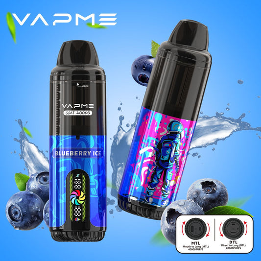PUFF 40000 VAPME GOAT - Myrtille Glacée