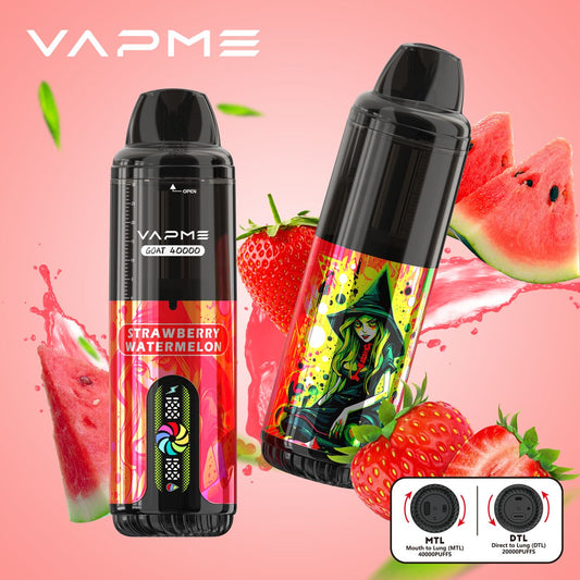 PUFF 40000 VAPME GOAT - Fraise Pastèque