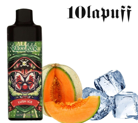 PUFF 10000 RAZZBAR - Melon glacé -