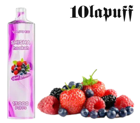 PUFF 15000 VAPME SHISHA HOOKAH - 12 Parfums  - - 10lapuff
