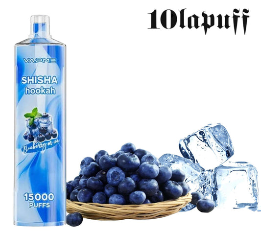 PUFF 15000 VAPME SHISHA - Myrtille glacée -