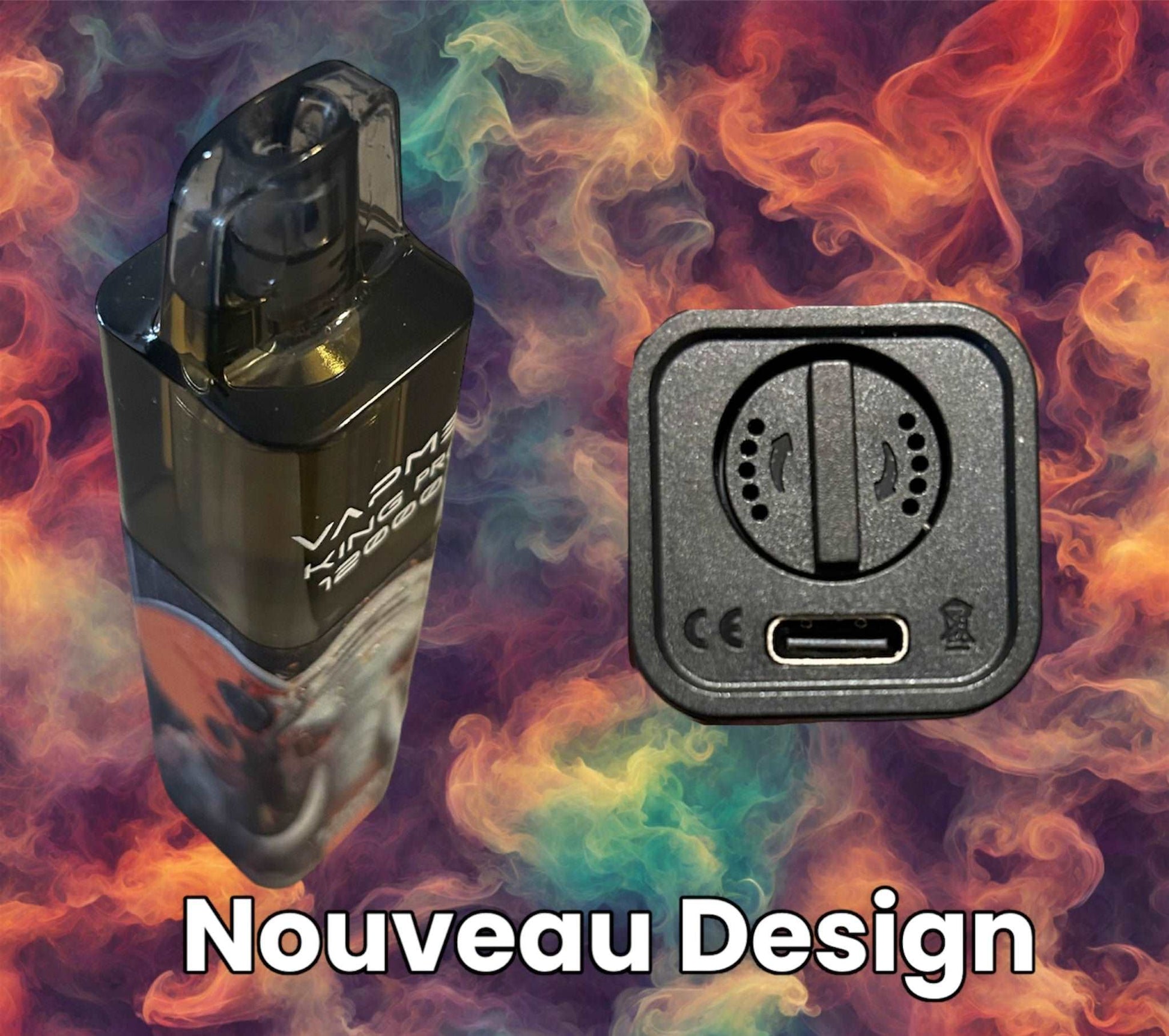 PUFF 12000 VAPME PRO - Fraise glacée -