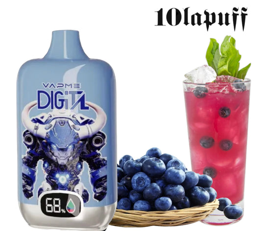 PUFF 12000 VAPME DIGITAL - Blue Razz limonade - - 10lapuff